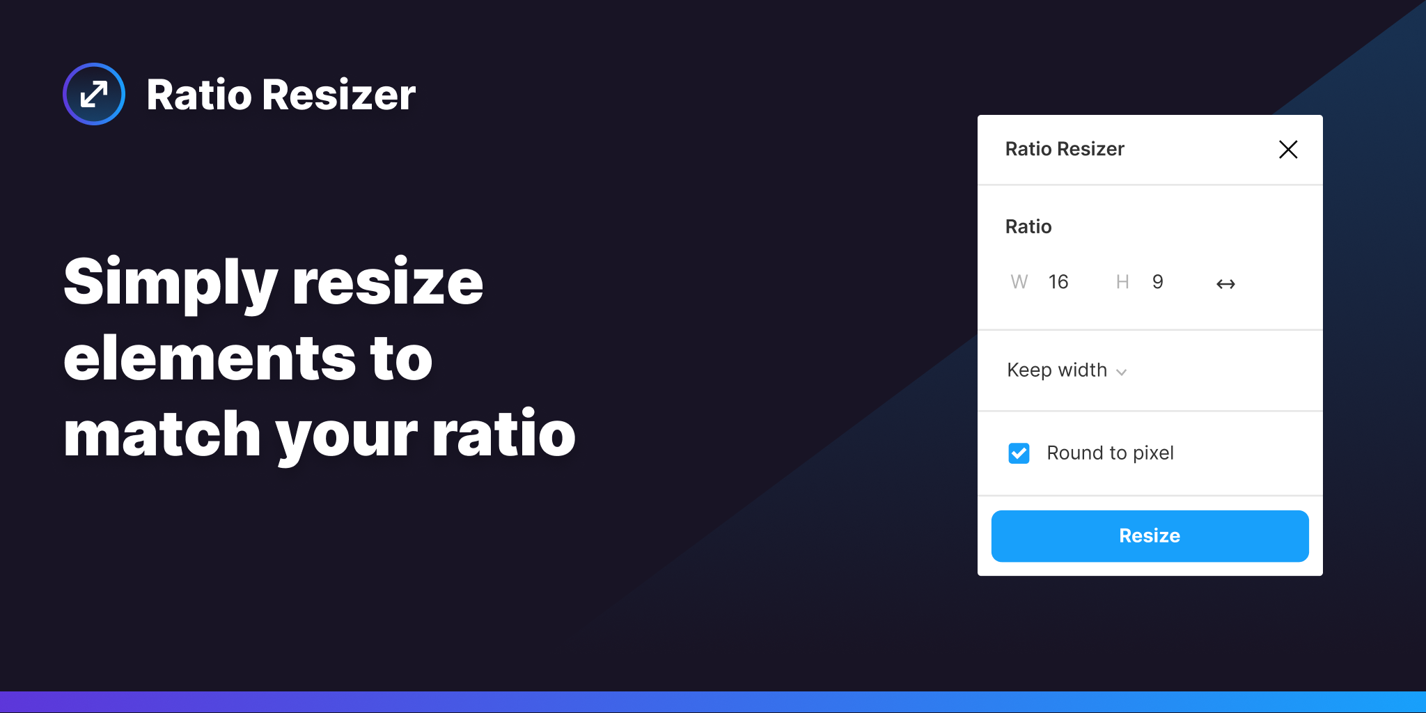 Ratio Resizer|比例调整器 展示图