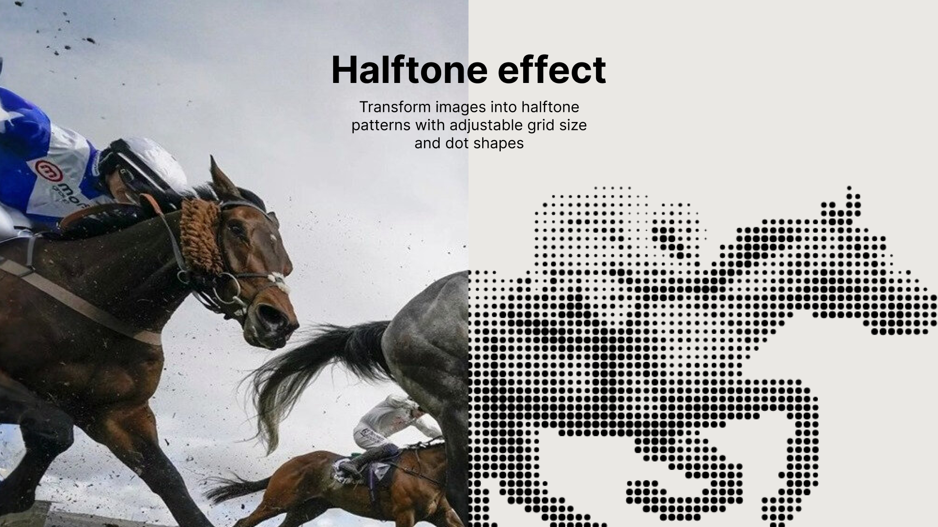 Halftone Effect|半色调效果 展示图