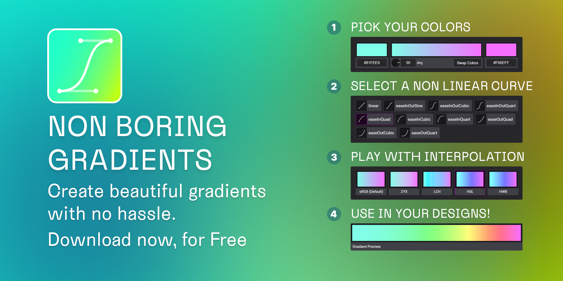 Non Boring Gradients|渐变 展示图