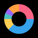 Slices (Pie charts)|素材&样机 图标