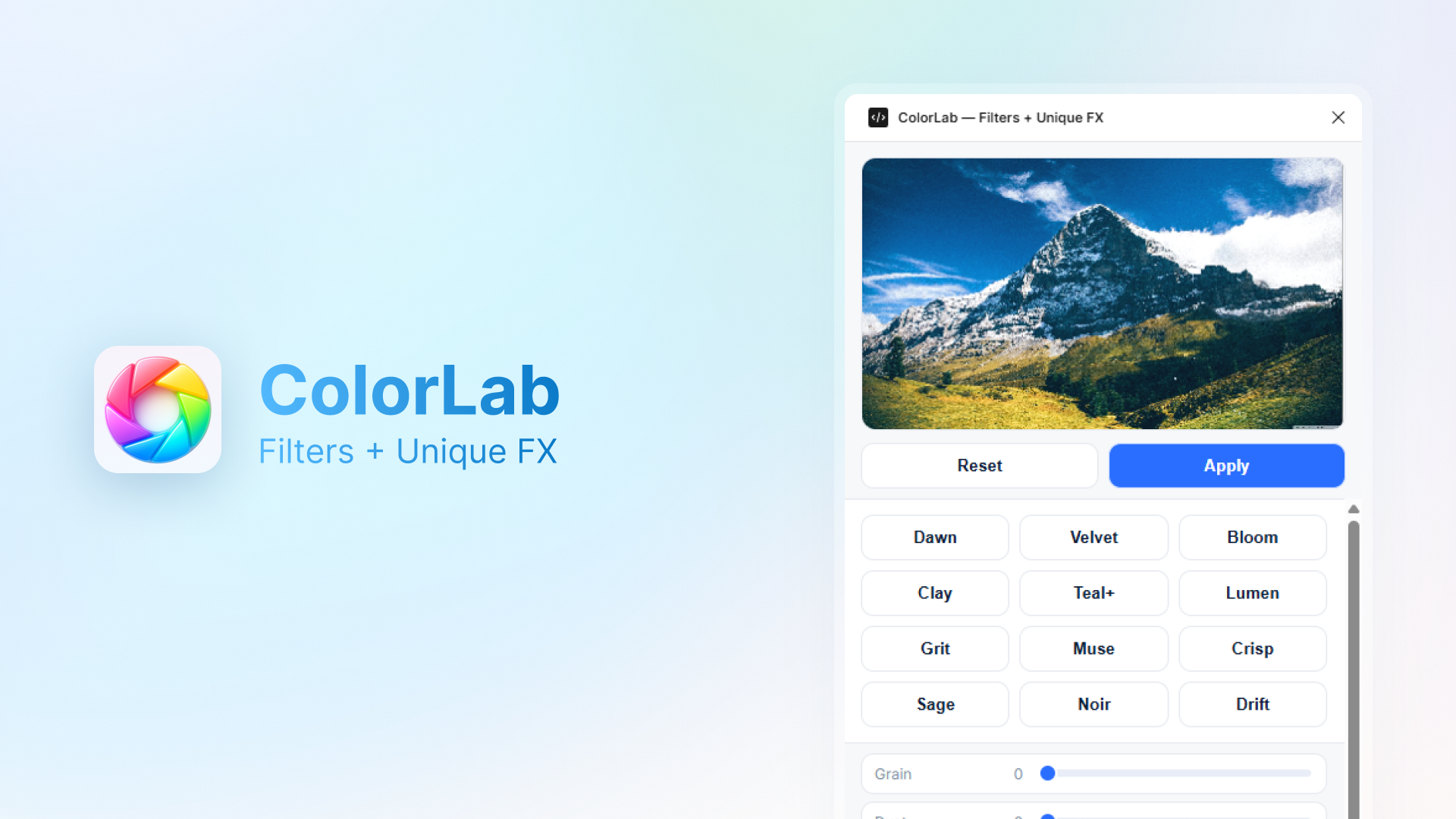 ColorLab|图像滤镜 封面